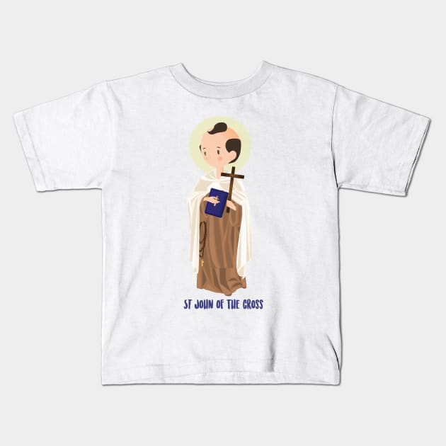 Saint John of the cross Kids T-Shirt by AlMAO2O